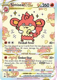 Simisear VSTAR · Crown Zenith Galarian Gallery · GG37/70