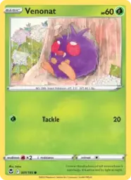 Reference image of Venonat, Silver Tempest