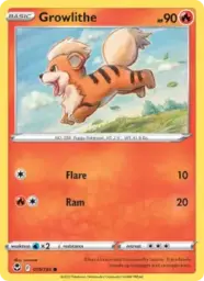 Reference image of Growlithe, Silver Tempest