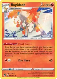 Reference image of Rapidash, Silver Tempest