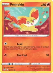 Reference image of Fennekin, Silver Tempest