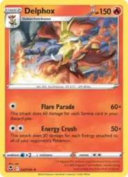 Reference image of Delphox, Silver Tempest