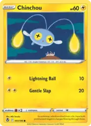 Reference image of Chinchou, Silver Tempest