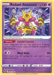 Reference image of Radiant Alakazam, Silver Tempest
