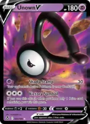 Reference image of Unown V, Silver Tempest