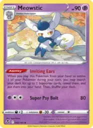 Reference image of Meowstic, Silver Tempest