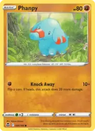 Reference image of Phanpy, Silver Tempest