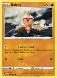 Reference image of Baltoy, Silver Tempest