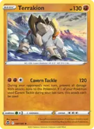 Reference image of Terrakion, Silver Tempest