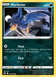 Reference image of Murkrow, Silver Tempest