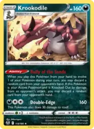 Reference image of Krookodile, Silver Tempest