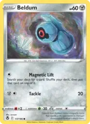 Reference image of Beldum, Silver Tempest