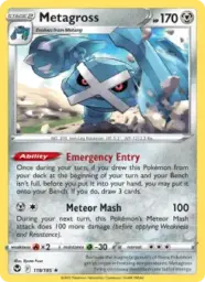 Reference image of Metagross, Silver Tempest