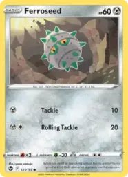 Reference image of Ferroseed, Silver Tempest