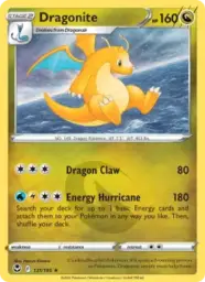 Reference image of Dragonite, Silver Tempest