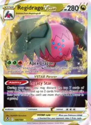 Reference image of Regidrago VSTAR, Silver Tempest