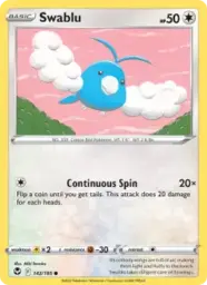 Reference image of Swablu, Silver Tempest
