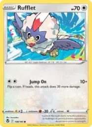 Reference image of Rufflet, Silver Tempest