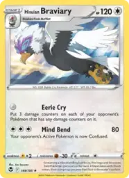 Reference image of Hisuian Braviary, Silver Tempest
