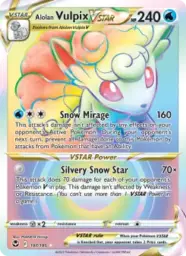 Reference image of Alolan Vulpix VSTAR, Silver Tempest