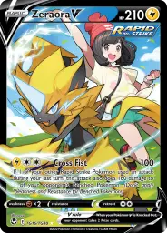 Zeraora V · Silver Tempest Trainer Gallery · TG16/30
