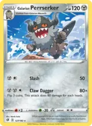 Reference image of Galarian Perrserker, Rebel Clash