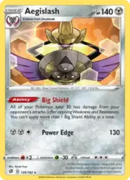 Reference image of Aegislash, Rebel Clash