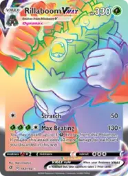 Reference image of Rillaboom VMAX, Rebel Clash
