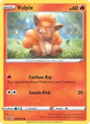 Reference image of Vulpix, Rebel Clash