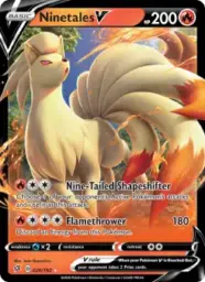 Reference image of Ninetales V, Rebel Clash