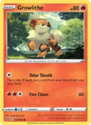 Reference image of Growlithe, Rebel Clash