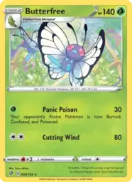 Reference image of Butterfree, Rebel Clash