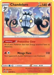 Reference image of Chandelure, Rebel Clash