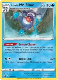 Reference image of Galarian Mr. Rime, Rebel Clash
