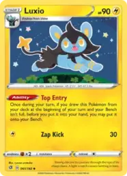 Reference image of Luxio, Rebel Clash