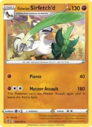 Reference image of Galarian Sirfetch'd, Rebel Clash