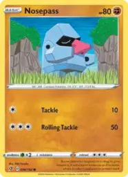 Reference image of Nosepass, Rebel Clash
