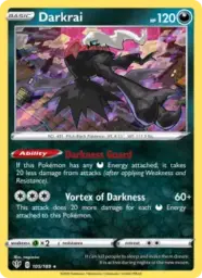 Reference image of Darkrai, Darkness Ablaze