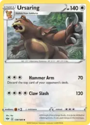Reference image of Ursaring, Darkness Ablaze