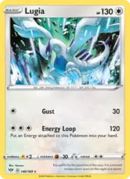 Reference image of Lugia, Darkness Ablaze