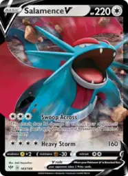 Reference image of Salamence V, Darkness Ablaze