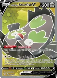 Reference image of Galarian Stunfisk V, Darkness Ablaze
