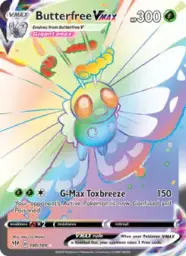 Reference image of Butterfree VMAX, Darkness Ablaze