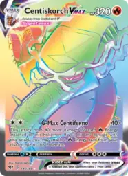 Reference image of Centiskorch VMAX, Darkness Ablaze