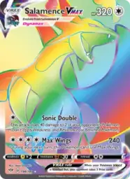Reference image of Salamence VMAX, Darkness Ablaze