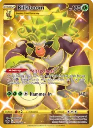Reference image of Rillaboom, Darkness Ablaze