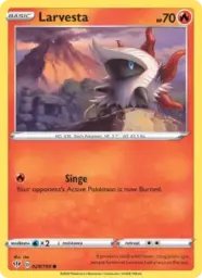 Reference image of Larvesta, Darkness Ablaze