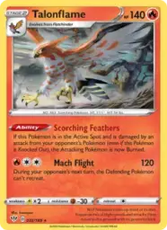 Reference image of Talonflame, Darkness Ablaze