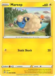 Reference image of Mareep, Darkness Ablaze