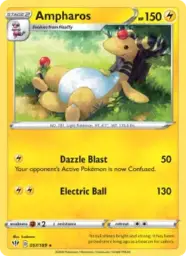 Reference image of Ampharos, Darkness Ablaze